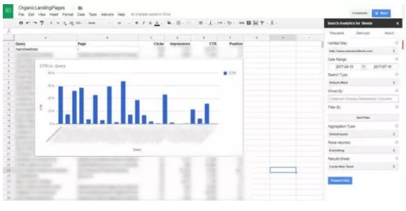 SearchAnalytics for Sheets